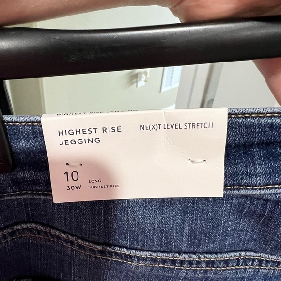 NEW NWT women’s jeans 10/30 long high rise stretch AEO‎ American eagle - Picture 7 of 9